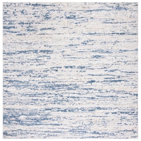 Safavieh 9 x 9 ft. Amelia 700 Power Loomed Square Area Rug Ivory & Blue ALA768A-9SQ